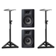 M-Audio BX5 D3 Studiomonitor Stativ Set