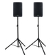 Pronomic C-212 MP 12" Set D'Enceintes Passives Avec Statifs