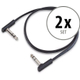 RockBoard Flat TRS Cable 60 cm 2x Set