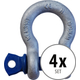 Litecraft Omega Schäkel 3,25 t 4x Set