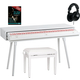 Classic Cantabile DP-730 WP Digital Piano White Matte Deluxe Set