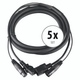 Pronomic Stage IECD-2.5 DMX Hybrid Cable C/DMX 2.5m 5x Set