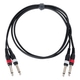 Pronomic J4J-1.5 Câble Audio Stéréo Jack 6,3 mm 1,5 m