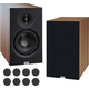 ELAC Debut B6.3 Enceintes Bibliothèque Noyer Paire Set Oehlbach