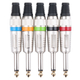 Pronomic JPLUG Kleurige Jackplug - Set Van 5