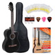 GEWA Student Electro Guitare Classique 4/4 Noire Starter Set