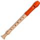 Mollenhauer Fipple "Digi" Flûte à Bec Soprano Orange Allemande