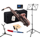 Classic Cantabile Winds AS-450 Antique Red Alto Saxophone Set