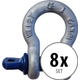 Litecraft Omega Schäkel 2,0 t 8x Set