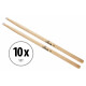 10 Paia Bacchette XDrum 5B Punta Nylon