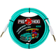 Pig Hog "Seafoam Green" Instrument Cable 3m