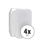McGrey OLS-5251WH Casse Acustiche Outdoor 50 Watt Bianco Set 4x