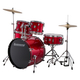 Ludwig Accent Drive Shellset Red