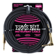Câble Instrument Ernie Ball 6081 3,05 m Noir