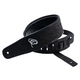 Ortega OSBY-1 Guitar Strap Genuine Leather Byzantine Black
