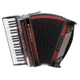 Alpenklang Pro Accordéon IV 96 MHR Shadow Red