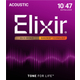Elixir 11002 Acoustique 80/20 Nanoweb Extra Light