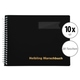 Helbling BMS20 Marschbuch schwarz 20 Taschen 10x Set