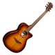 LAG T118 ASCE BRS Guitarra Western Brown Shadow