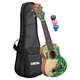 Cascha Art Series Sopraan Ukulele Leafy