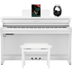 Yamaha CLP-835 WH Digitalpiano Set Bianco