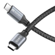Sonero USB-C A USB-C Cavo Di Ricarica 60W Grigio/Nero 3,0 m