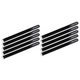 Pronomic KB-250R-V2 Fascette con Chiusura a Strappo 250mm con Anello Confezione da 10