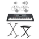 FunKey 61 Edition Touch noir Set incl. support clavier + banc