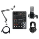 Yamaha AG06 MK2 USB-Audiointerface Schwarz Set
