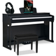 Classic Cantabile DP-220 SM E-Piano Zwart Mat Set