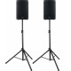 Pronomic C-212 MA 12" Aktivbox 2000 Watt Stativ Set