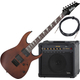 Ibanez GRG121DX-WNF Electric Guitar Walnut Flat AK30A Set