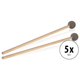 Classic Cantabile MG2218F Baquetas Para Glockenspiel 5 Pares