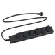 Stagecaptain PSO-6 BK Multiprise Extérieure 6 Prises IP44