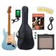 Jet Guitars JS300 Chitarra Elettrica Set Blue