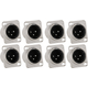 Pronomic XMD XLR Panel Mount Male Connector 8x Set