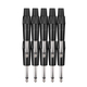 Pronomic JPLUG Zwarte Jackplug - Set Van 10