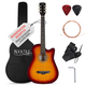 Rocktile WSD-5C-SB Slim Line Westerngitarren Set Sunburst  - Retoure (Zustand: sehr gut)