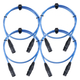 Pronomic Stage XFXM-Blue-1 Cable De Micrófono XLR 1 m Metallic Blue Set De 4
