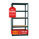 Étagère de Stockage Stagecaptain Heavyrack avec Tablettes en Bois Vert Foncé, max. 875 kg