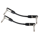 Pronomic Stage INST-A-015 Cavo Patch Con Connettori Angolari 0,15 m Nero Set 2x