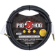 Pig Hog Hex Series Silent Kabel 3m Winkel Grey