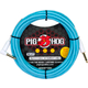 Pig Hog Hex Series Silent Kabel 5,6m Winkel Daphne Blue
