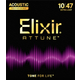 Elixir Attune Phosphor Bronze Acoustic Guitar Strings Extra Light 10-47