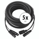 Pronomic Stage IECD-10 DMX Hybrid Cable C/DMX 10m 5x Set