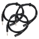 Pronomic Stage JMXM-2.5 Câble Audio Mono Jack/XLR 2,5m Noir Lot de 3