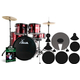 XDrum Rookie 22" Standard Drum Set Ruby Red plus Mute Set