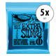 Ernie Ball 2225 Extra Slinky Set da 5