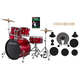 Ludwig Accent Fuse Shellset Red Beginner Set