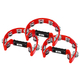 3-Piece Set XDrum TM-1 Hand Tambourine Red